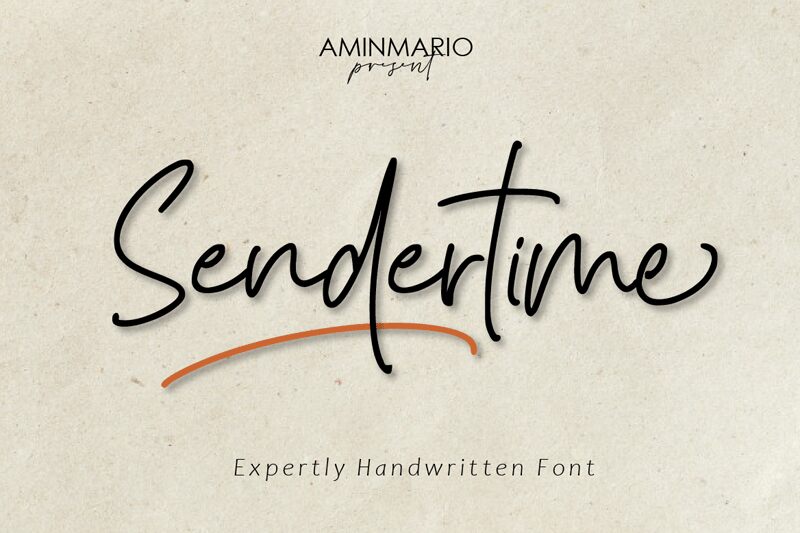 Sendertime 字体