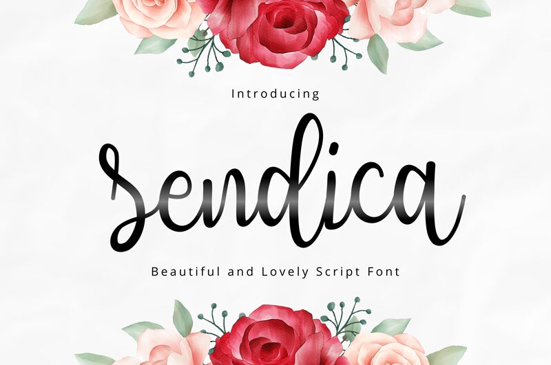 Sendica 字体