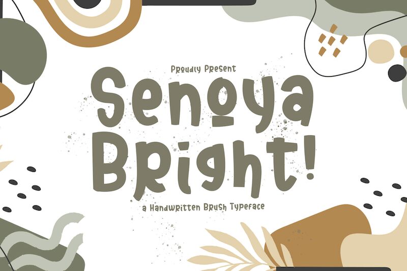 Senoya Bright Druh písma