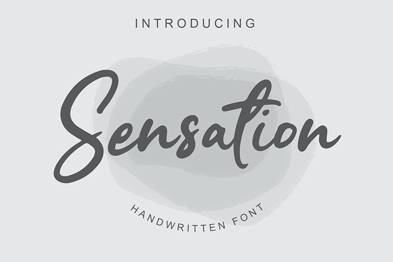 Sensation Schriftart