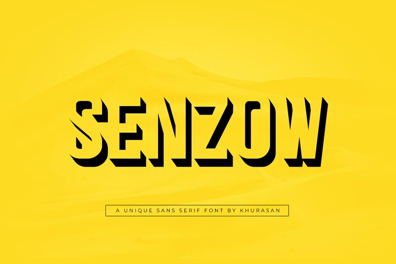 Senzow Шрифт
