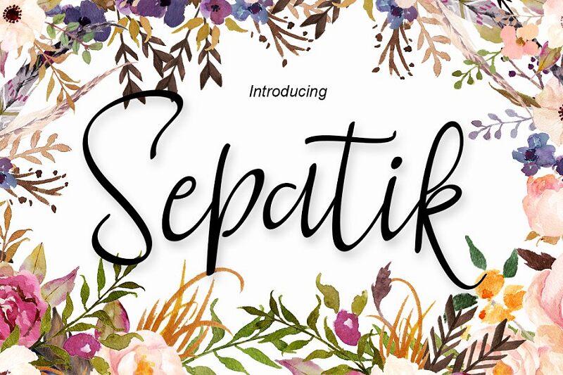 Sepatik Script Schriftart