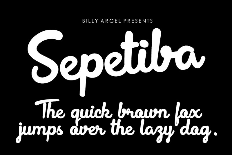 Sepetiba Schriftart