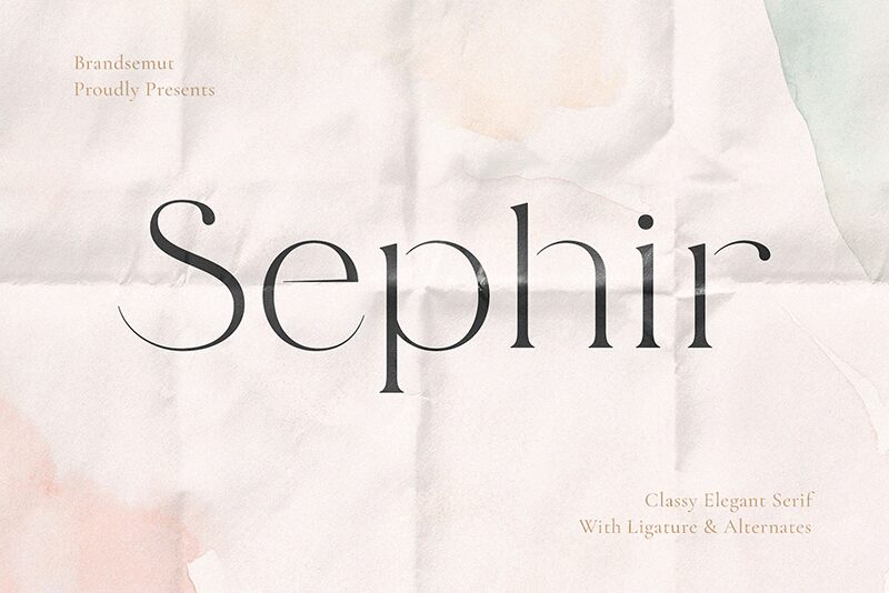 Sephir Schriftart