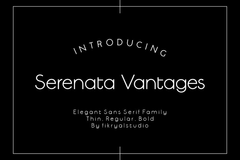 Serenata Vantages الخط