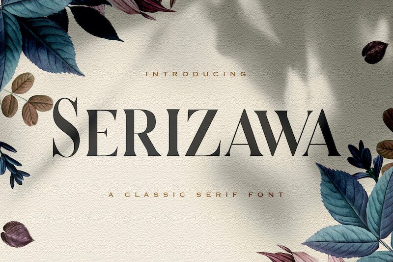 Serizawa Schriftart