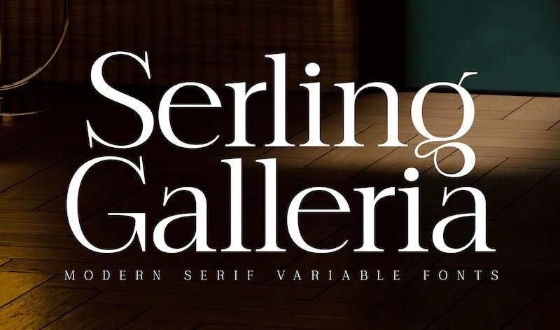 Serling Galleria Schriftart