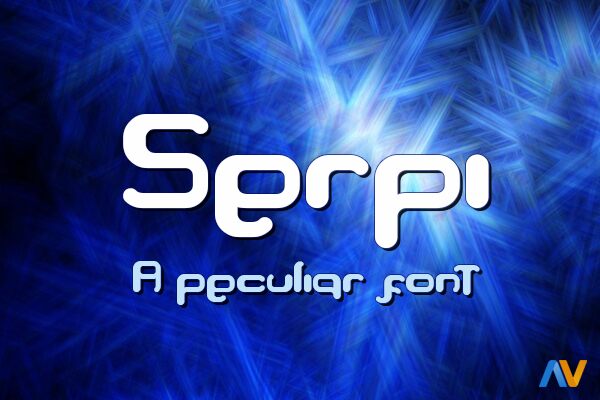 Serpi Schriftart