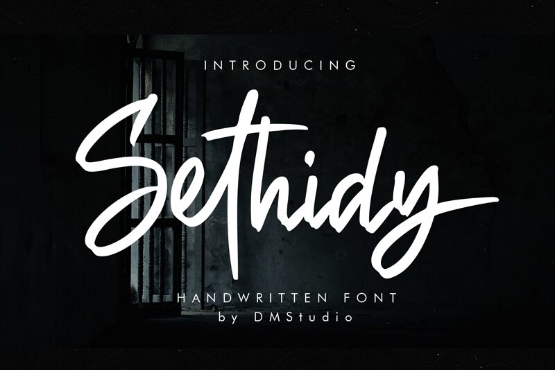 Sethidy Schriftart