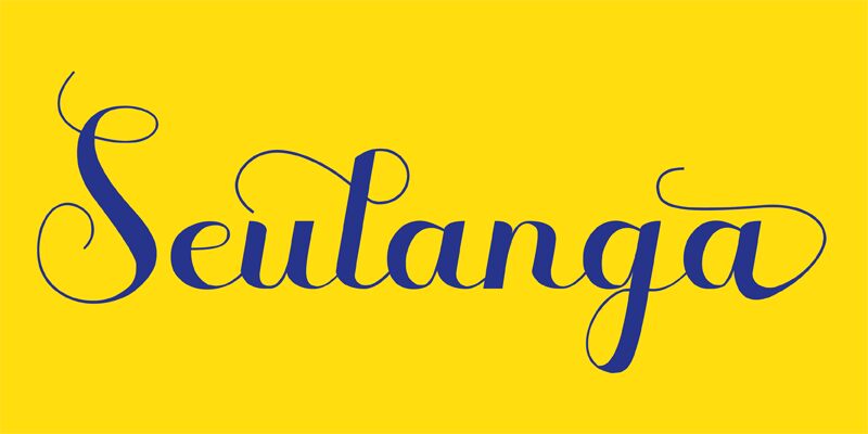 Seulanga Druh písma