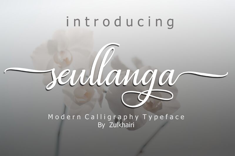 Seullanga Schriftart