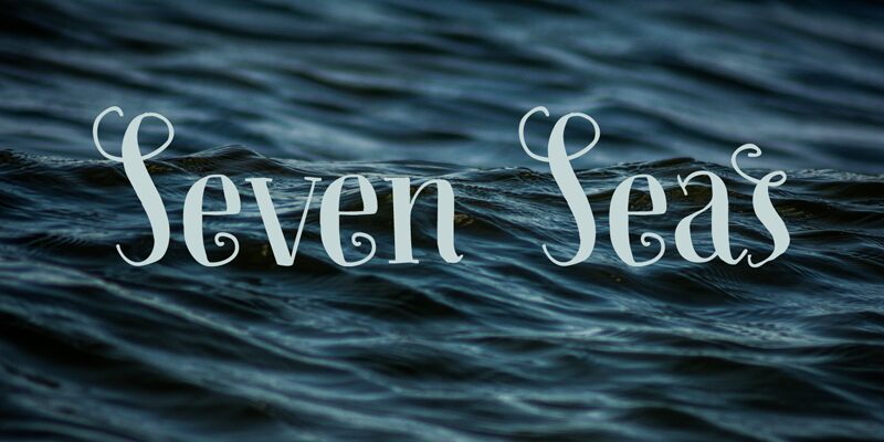 Seven Seas Schriftart