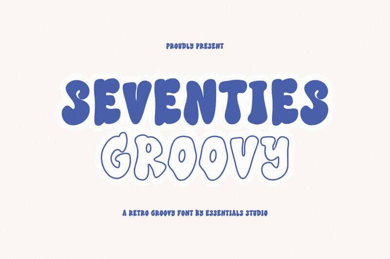 SEVENTIES GROOVY Schriftart