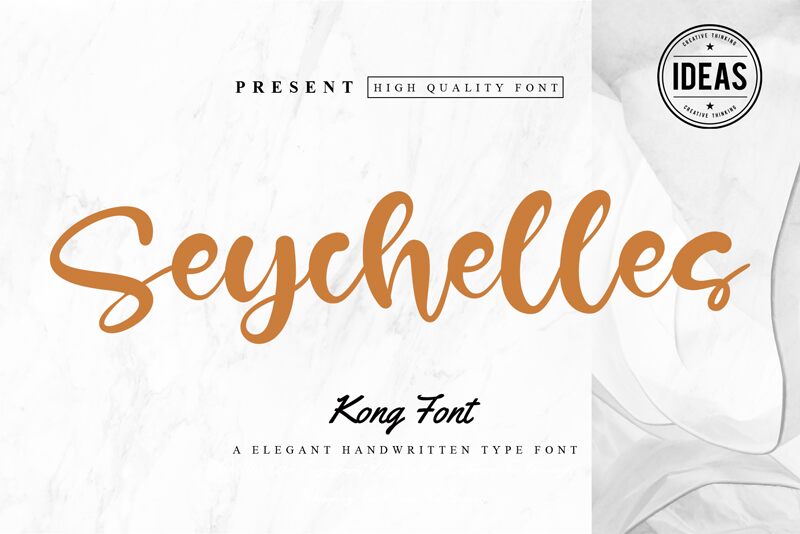 Seychelles Schriftart