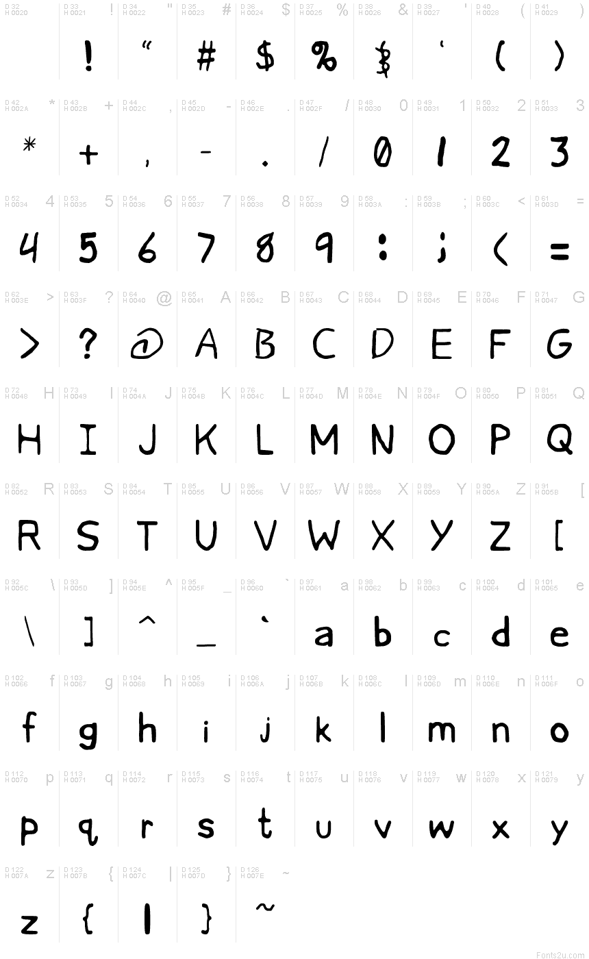 self font | Fonts2u.com