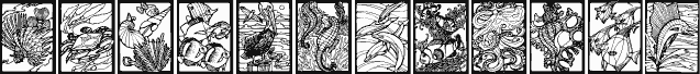 Anteprima del carattere Sealife