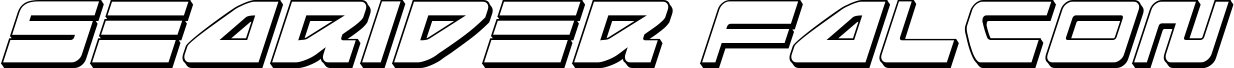 Searider Falcon 3D Italic