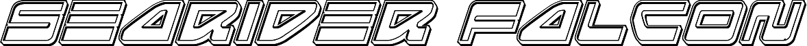 Searider Falcon Engraved Italic