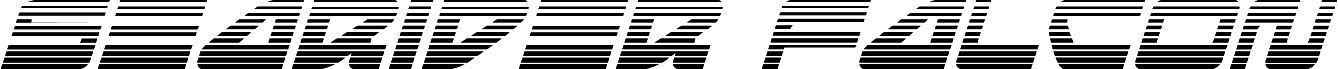 Searider Falcon Gradient Italic