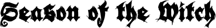 Season of the Witch Black