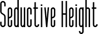 Seductive Height (Demo) Bold