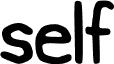 Попередній перегляд шрифту self