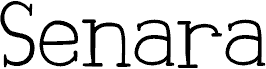 Senara Schriftart