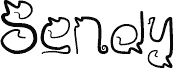 Preview of the Sendy font
