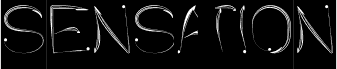 Anteprima del carattere SENSATION-Inverse