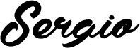 Sergio_PersonalUseOnly 字体