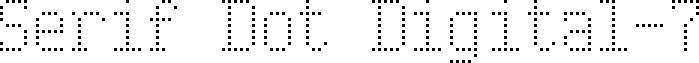 Serif Dot Digital-7