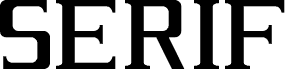 Serif? Regular