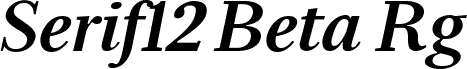 Serif12Beta-BoldItalic