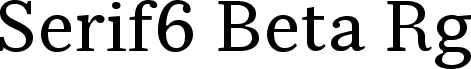 Serif6Beta-Regular