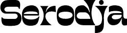 Preview of the Serodja font