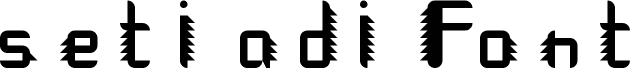 setiadiFont_v_12 Regular