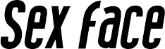 Sex Face Italic fuente
