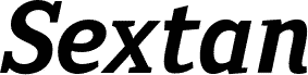 Sextan Bold Italic