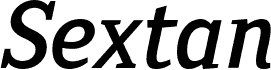 SextanRoman-Italic