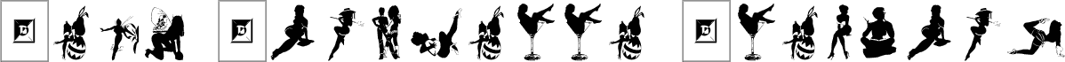 Sexy Silouette Stencils