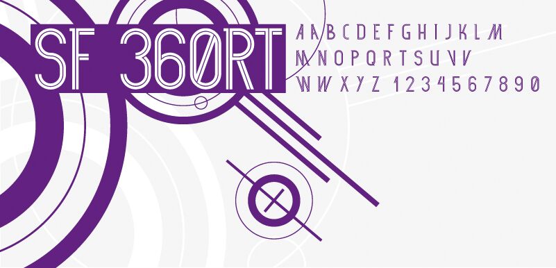 SF 360RT Schriftart