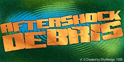 SF Aftershock Debris Schriftart