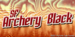 SF Archery Black Fonte