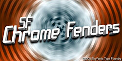 SF Chrome Fenders フォント