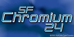 SF Chromium 24 الخط