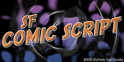 SF Comic Script Czcionka