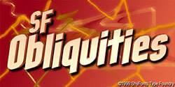 SF Obliquities Czcionka