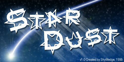 SF Star Dust Schriftart
