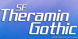 SF Theramin Gothic Font