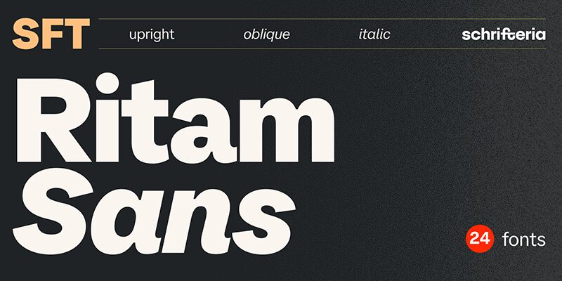 SFT Ritam Sans Schriftart